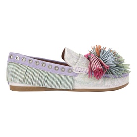 Pom Pom Moccasin Shoes