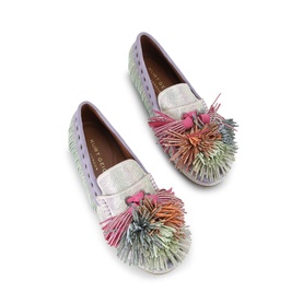 Pom Pom Moccasin Shoes