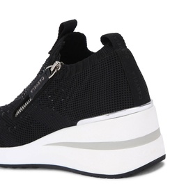 Embellished Zip-Knit Platform Trainers