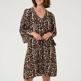 Pedra Leopard Mini Dress