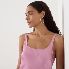 Intertwined Crystal Pave Hoops