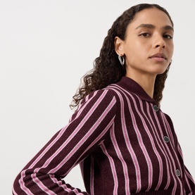 Solanales Crystal Twist Hoop Earrings