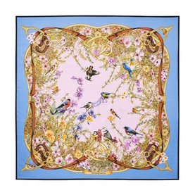 Edwardian Garden Silk Scarf