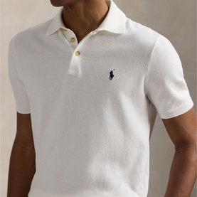 Pony Logo Knit Polo Shirt