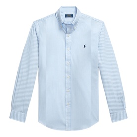 Polo Player Logo Striped Shirt