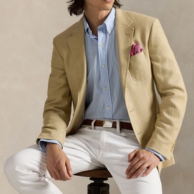 Polo Player Logo Striped Shirt