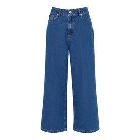 Wide Leg Cropped Jean
