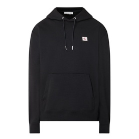Logo Badge Drawstring Hoodie