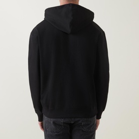 Logo Badge Drawstring Hoodie