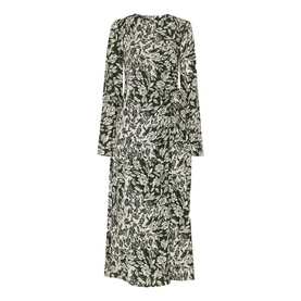 Cut Stems Ruched Dress