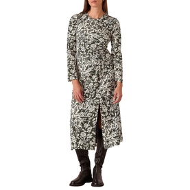 Cut Stems Ruched Dress
