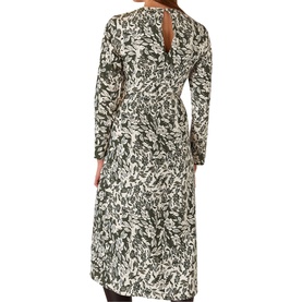 Cut Stems Ruched Dress