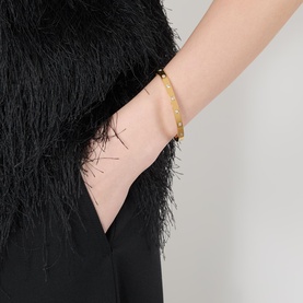 Set In Stone Hinged Bangle
