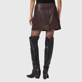 Renai Leather Mini Skirt