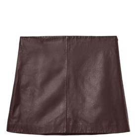 Renai Leather Mini Skirt