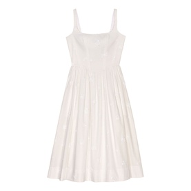 Floral Sequin Embroidered Dress