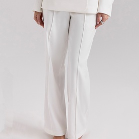 Hayden Wide-Leg Tailored Trousers