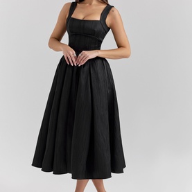Isabeau Corset Flared Dress