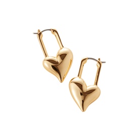 Padlock Heart Earrings