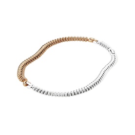 Sofia Two-Tone Choker Necklace