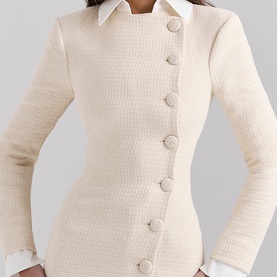 Leoni Boucle Tweed Bodycon Dress