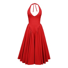 Marilyn Pleated Flared Dress