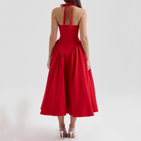Marilyn Pleated Flared Dress