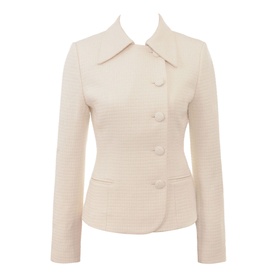Misha Boucle Double-Breasted Blazer