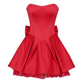 Salome Bow Mini Dress