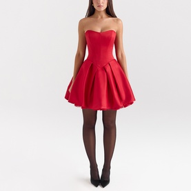 Salome Bow Mini Dress