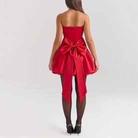 Salome Bow Mini Dress