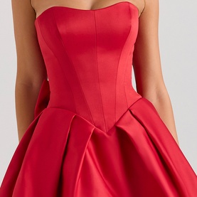 Salome Bow Mini Dress