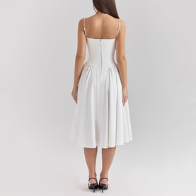 Samaria Corset Flared Dress