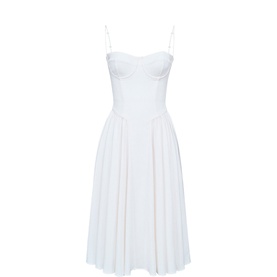 Samaria Corset Flared Dress
