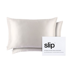 Pure Silk Queen Pillowcase Duo - White
