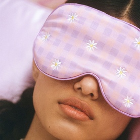 Pure Silk Contour Sleep Mask - Posie