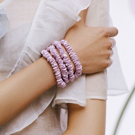 Pure Silk Scrunchie - Wildflower