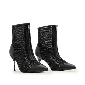 Natasha Embellished Mesh Boots