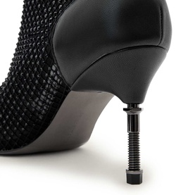 Natasha Embellished Mesh Boots