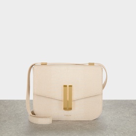 Vancouver Lizard-Embossed Leather Crossbody Bag