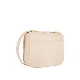 Vancouver Lizard-Embossed Leather Crossbody Bag