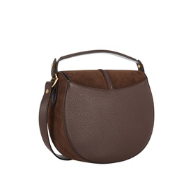 Vancouver Saddle Suede Crossbody Bag