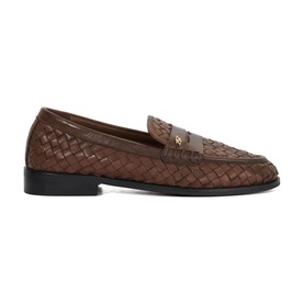 Ginello Woven Penny Loafers