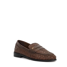 Ginello Woven Penny Loafers