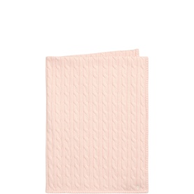 Cable-Knit Baby Blanket