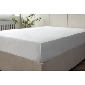 600 Thread Count Pure Egyptian Cotton Sateen Fitted Sheet White