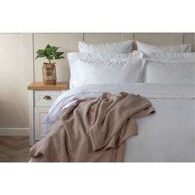 600 Thread Count Pure Egyptian Cotton Sateen Duvet Cover White
