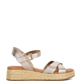 Littleton Raffia Flatform Sandals