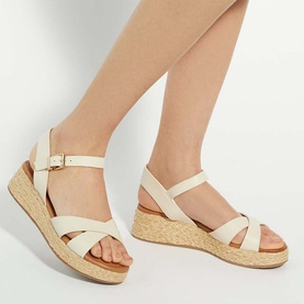 Littleton Raffia Flatform Sandals