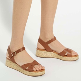 Littleton Raffia Flatform Sandals